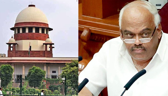 രാജിവെച്ച എംഎല്‍എമാരോട് സ്പീക്കര്‍ക്ക് മുമ്പാകെ ഹാജരാകാന്‍ സുപ്രീംകോടതി നിര്‍ദ്ദേശിച്ചു