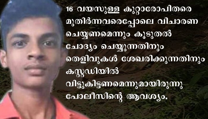 സഹപാഠിയെ കൊന്ന വിദ്യാര്‍ഥികള്‍ക്ക് ജാമ്യം