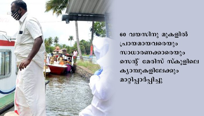 പ്രളയ സാധ്യത മുന്നില്‍ കണ്ട് മുന്നൊരുക്കങ്ങള്‍ക്കായി കൈനകരിയില്‍ മോക്ക്ഡ്രില്‍ നടത്തി
