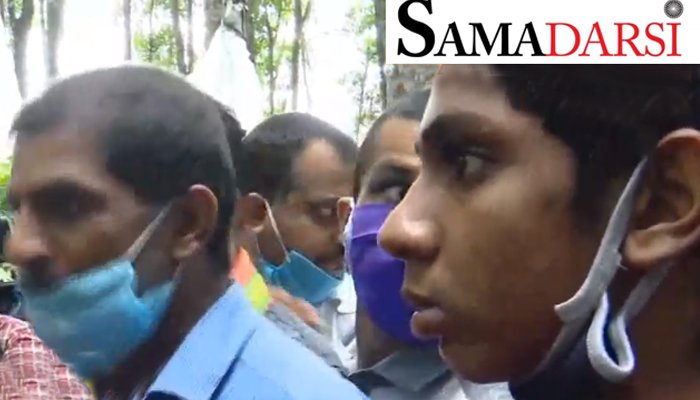 അഞ്ജുവിന്റെ മൃതദേഹം വീട്ടിലെത്തിച്ചപ്പോള്‍ കൊളേജുകാര്‍ക്കെതിരെ കേസെടുക്കണമെന്ന് ആവശ്യപ്പെട്ട് വന്‍ജനകീയ പ്രതിഷേധം