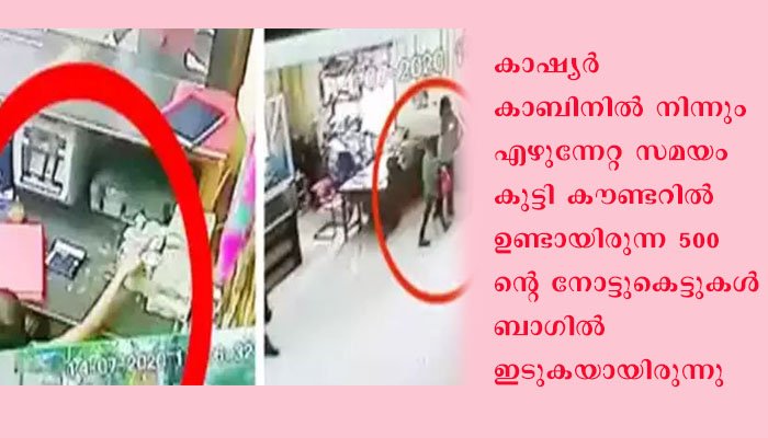 അര മിനിറ്റിൽ ബാങ്ക് കൊള്ള മോഷ്ടിച്ചത് പത്ത് ലക്ഷം, പ്രതി പത്ത് വയസുകാരൻ , വീഡിയോ പുറത്ത്