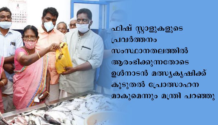 മത്സ്യഫെഡ് ഫിഷ് സ്റ്റാളുകള്‍ പരമ്പരാഗത മത്സ്യമേഖലയ്ക്ക് ഗുണം ചെയ്യും: മന്ത്രി മേഴ്‌സിക്കുട്ടിയമ്മ