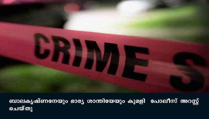 കുമളിയില്‍ ദുരൂഹ സാഹചര്യത്തില്‍ വീട്ടിനുളളില്‍ മരിച്ചനിലയില്‍ കണ്ടെത്തിയ സജീവന്‍ കൊല്ലപ്പെട്ടതാണെന്ന്  തെളിഞ്ഞു
