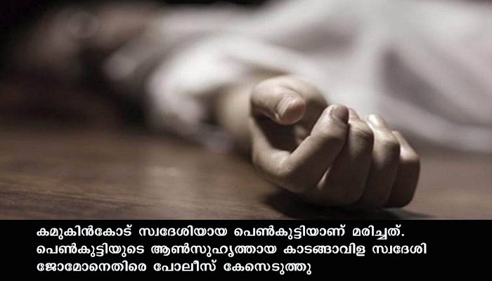കാമുകൻ വീട്ടിലെത്തി മർദ്ദിച്ചു, ഒമ്പതാം ക്ലാസ് വിദ്യാർത്ഥിനി ആത്മഹത്യ ചെയ്തു