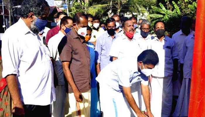 ഇടതുമുന്നണി സ്ഥാനാര്‍ത്ഥി ശ്രീനിജന്റെ  തെരഞ്ഞെടുപ്പ് പ്രവര്‍ത്തനങ്ങള്‍ക്ക് തുടക്കമായി