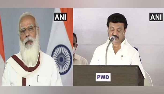 തമിഴ്‌നാട് മുഖ്യമന്ത്രിയായി സത്യപ്രതിജ്ഞ ചെയ്ത എം കെ സ്റ്റാലിന് പ്രധാനമന്ത്രിയുടെ അഭിനന്ദനം