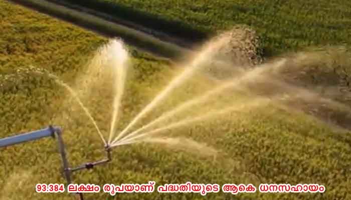 പത്തനംതിട്ട: പിഎംകെഎസ്‌വൈ-പിഡിഎംസി  ജലസേചന പദ്ധതിക്ക് അംഗീകാരം