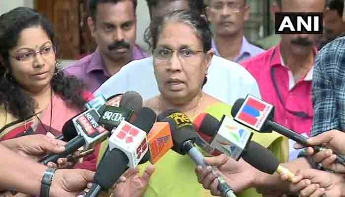 വിവാദ പരാമര്‍ശം; വനിതാ കമ്മീഷന്‍ അധ്യക്ഷ എംസി ജോസഫൈന്‍ ഖേദം പ്രകടിപ്പിച്ചു