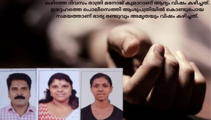 സാമ്പത്തിക പ്രയാസം, ഒരു കുടുംബത്തിലെ മൂന്ന് പേർ ജീവനൊടുക്കിയ നിലയിൽ