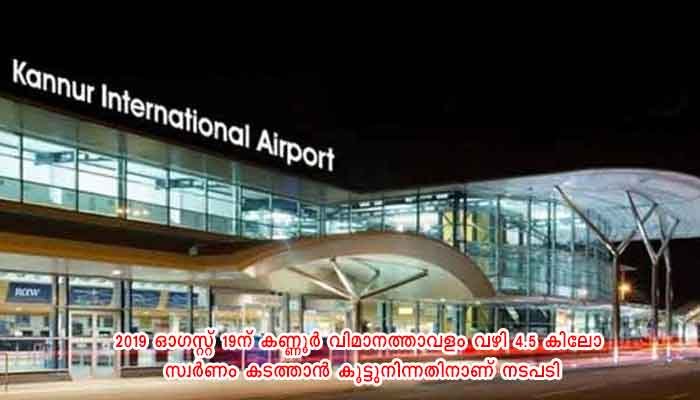 വിമാനത്താവളം വഴി സ്വര്‍ണം കടത്താന്‍ സഹായം; മൂന്ന് കസ്റ്റംസ് ഉദ്യോഗസ്ഥരെ പിരിച്ചു വിട്ടു