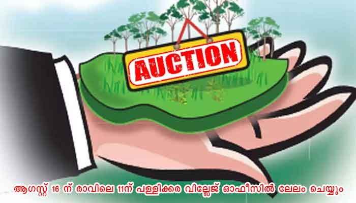 കാസർഗോഡ്: ഭൂമി ലേലം