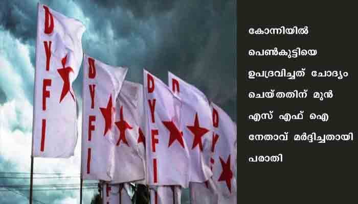 ഡിവൈഎഫ്‌ ഐ നേതാക്കളെ മുന്‍ എസ്‌എഫ്‌ഐ നേതാവ്‌ മര്‍ദ്ദിച്ചതായി പരാതി