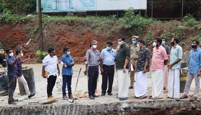 കോഴിക്കോട്: ദേശീയപാതയിലെ നിര്‍മ്മാണ പ്രവർത്തി മന്ത്രി വിലയിരുത്തി