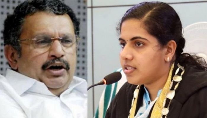 അധിക്ഷേപകരമായ പരാമർശങ്ങൾ ;<br>കെ. മുരളീധരനെതിരെ പൊലീസില്‍ പരാതി നല്‍കി മേയര്‍ ആര്യ രാജേന്ദ്രന്‍