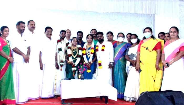 കോട്ടയം: കലയും മരിയയും സുമംഗലികളായി; നാട് മംഗളമേകി