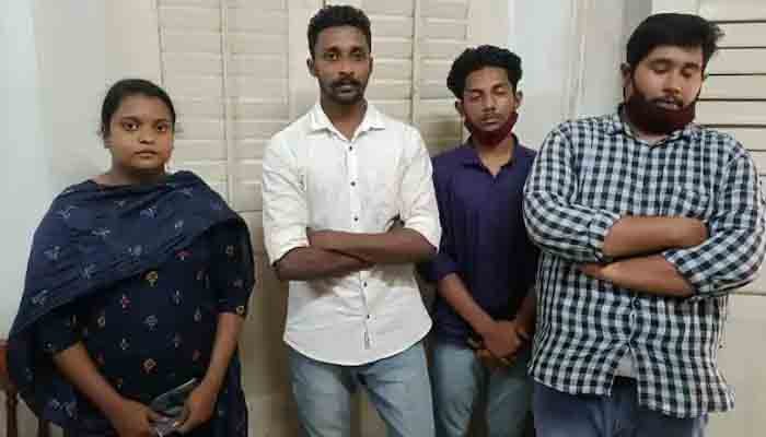 പ്രായപൂർത്തിയാവാത്ത പെൺകുട്ടിയെ പീഡിപ്പിച്ച കേസിൽ നാല് പേർക്ക് 12 വർഷത്തെ കഠിന തടവ്