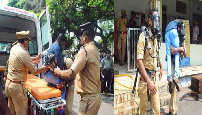 ആശങ്ക, പിന്നെ ആശ്വാസം; കലക്ട്രേറ്റില്‍ മോക്ഡ്രില്‍ നടത്തി