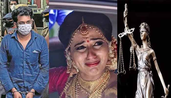 വിസ്മയ കേസ് പ്രതി കിരൺകുമാറിന് പതിനെട്ടു വർഷം തടവും പന്ത്രണ്ട് ലക്ഷം രൂപ പിഴയും