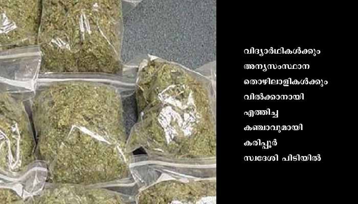 കഞ്ചാവുമായി പിടിയില്‍