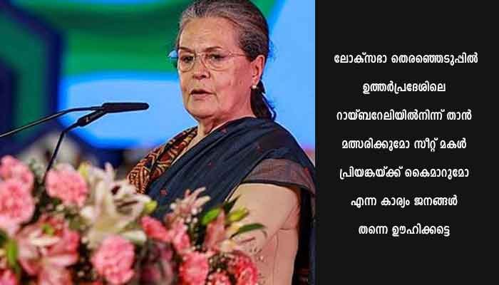സോണിയ വിരമിക്കില്ല, മാര്‍ഗദര്‍ശിയാകും