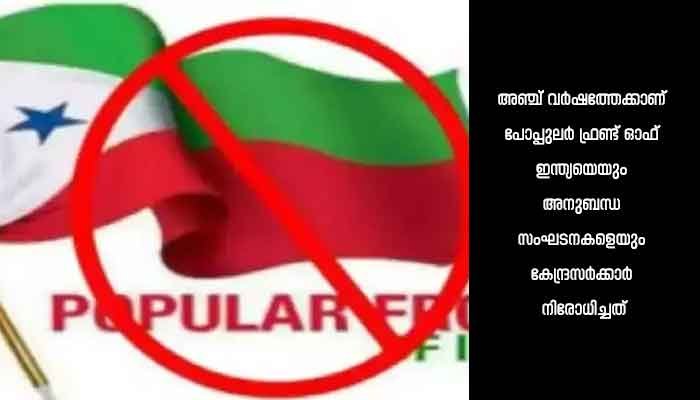 പോപ്പുലർ ഫ്രണ്ട് നിരോധനം ശരിവച്ച് യുഎപിഎ ട്രൈബ്യൂണൽ