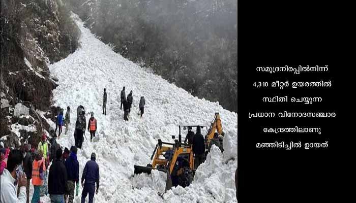 സിക്കിമില്‍ ഹിമപാതം: 7 വിനോദസഞ്ചാരികള്‍ മരിച്ചു