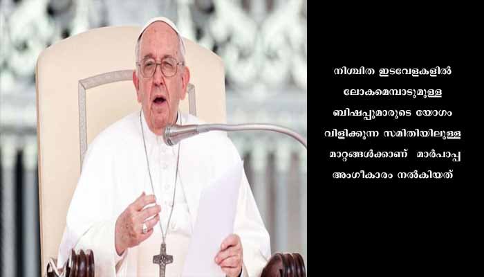 സ്ത്രീകൾക്ക് വോട്ടവകാശം നൽകാൻ തീരുമാനിച്ച് ഫ്രാൻസിസ് മാർപാപ്പ