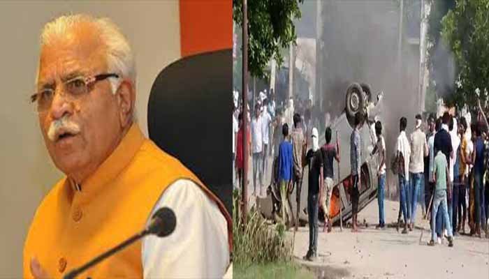 സംഘര്‍ഷത്തിന് പിന്നില്‍ വലിയ ഗൂഢാലോചന: മുഖ്യമന്ത്രി മനോഹര്‍ ഖട്ടാര്‍