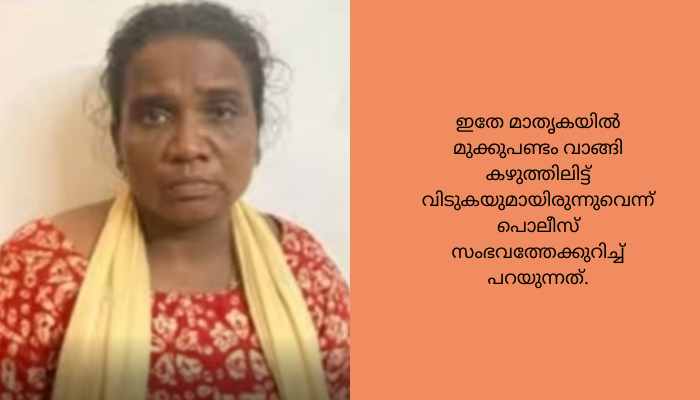 ഭിന്നശേഷിക്കാരനായ 5 വയസുകാരന്‍റെ മാല കവർന്നു; അങ്കണവാടി ടീച്ചർ അറസ്റ്റിൽ