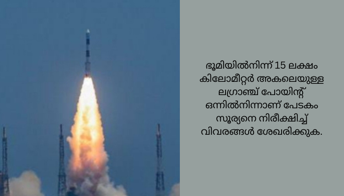 ആദിത്യ എൽ 1 ആദ്യ പഥം ഇന്ന് ഉയർത്തും; 18ന്‌ തൊടുത്തുവിടും, യാത്ര 125 ദിവസം