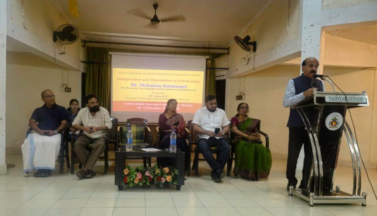 വൈദ്യശാസ്ത്ര രചനകൾ മലയാളത്തിൽ പ്രസിദ്ധീകരിക്കും:  വൈസ് ചാൻസിലർ ഡോക്ടർ മോഹനൻ കുന്നുമ്മൽ